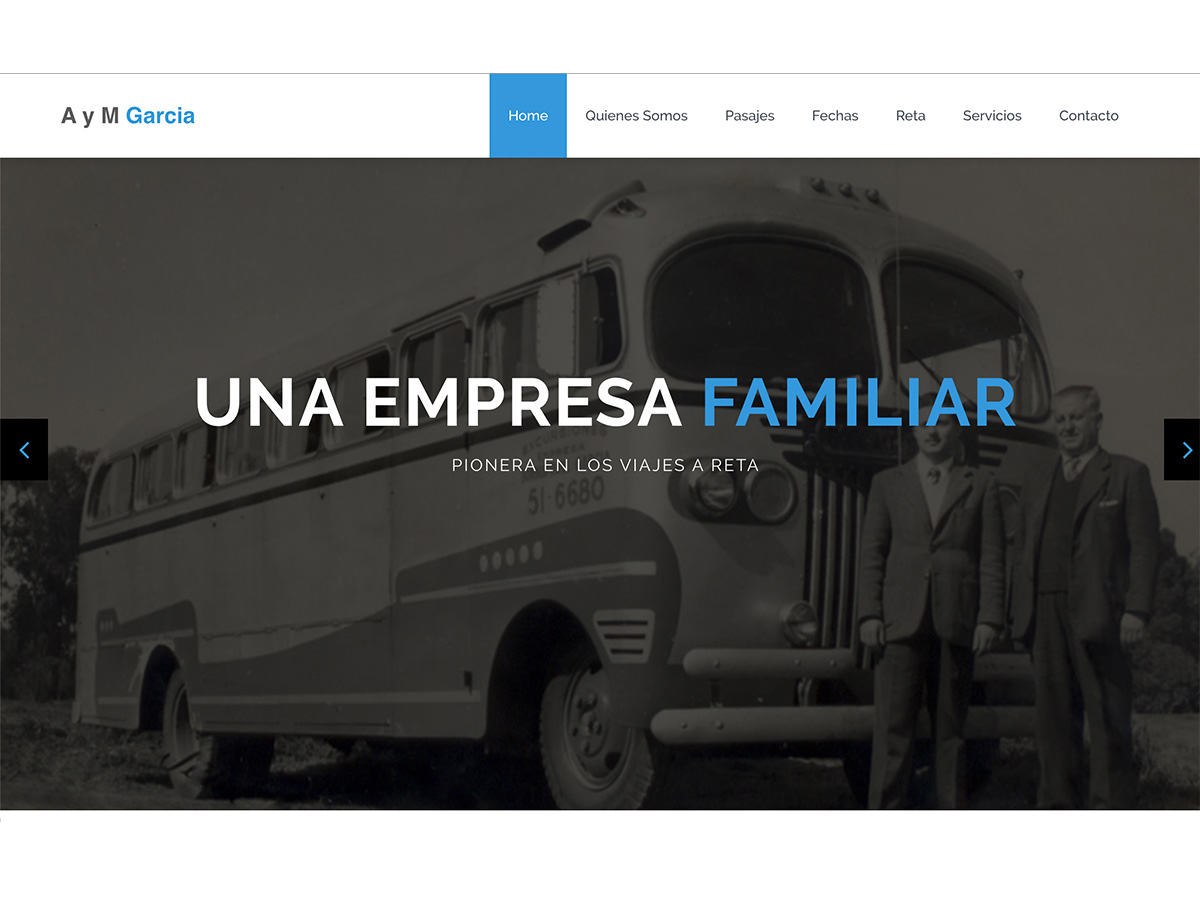 A y M Garcia website preview