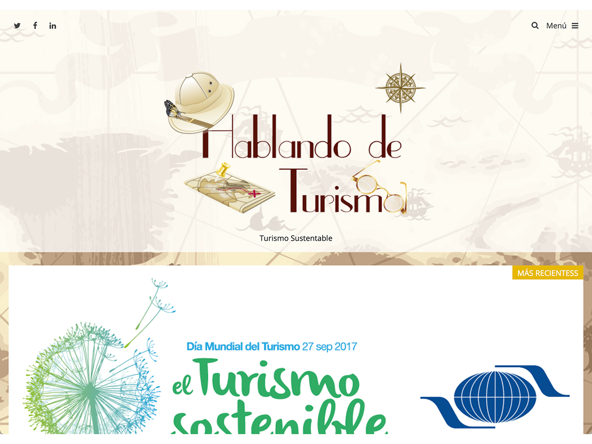 Hablando de Turismo branding and website preview