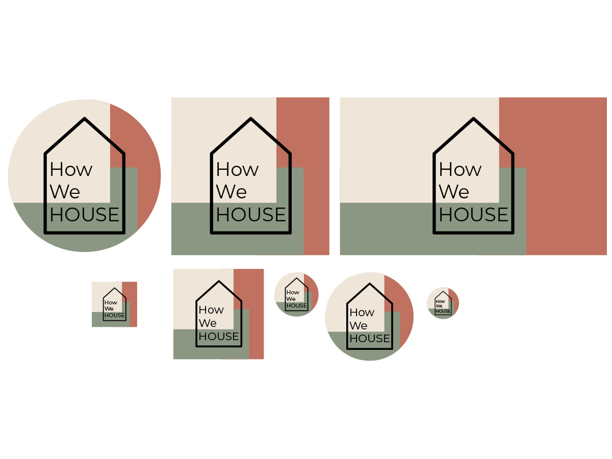 How We House branding and website preview