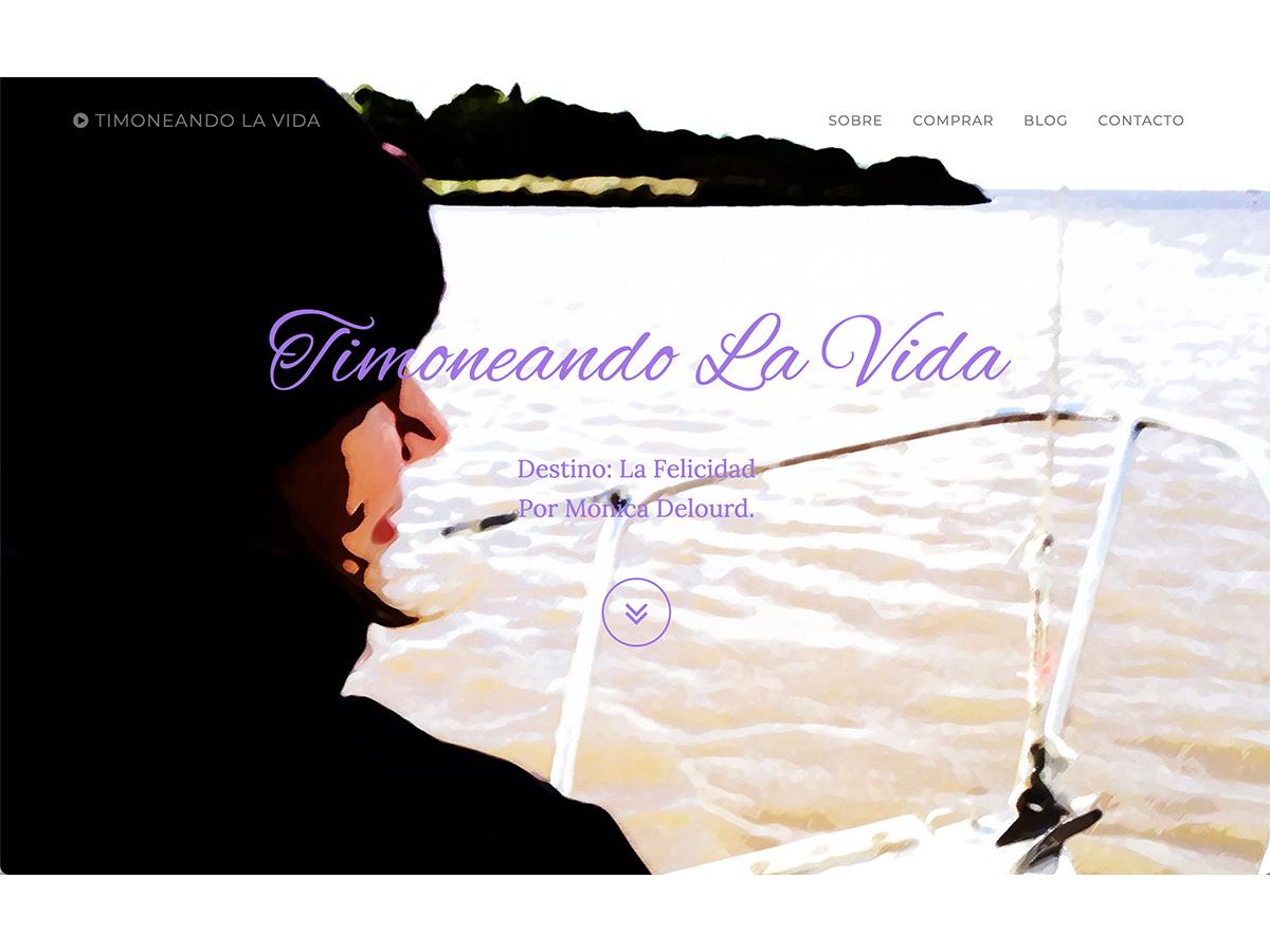 Monica Delourd website and book cover preview