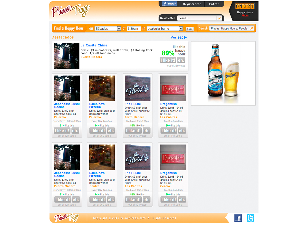 Primer Trago project image